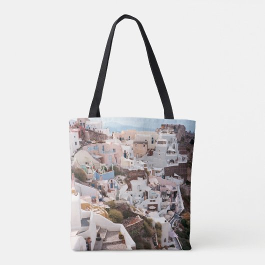 SANTORINI GRIECE TOTE BAG (Achterkant)