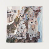 SANTORINI GRIECE WANDKLEED (Voorkant (horizontaal))