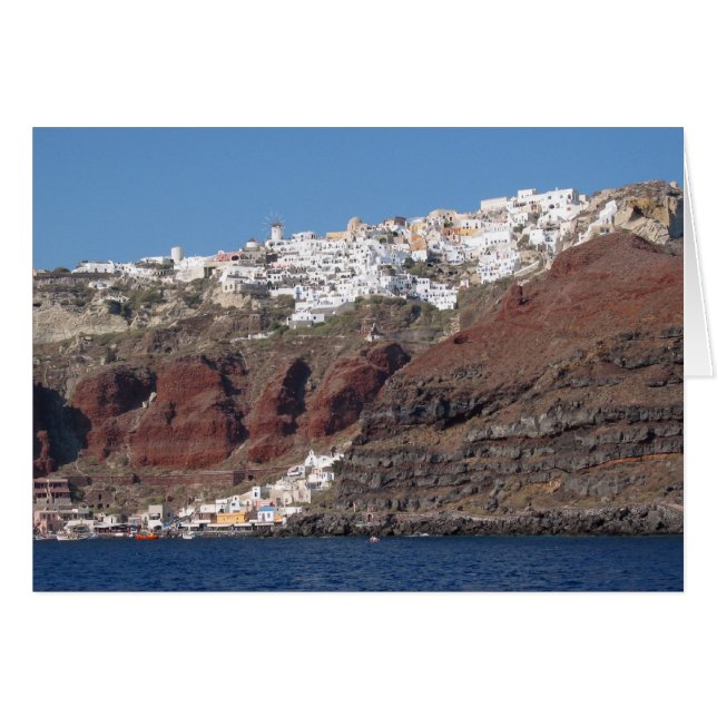 Santorini Griekenland (Voorkant Horizontaal)