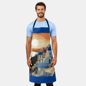 SANTORINI GRIEKENLAND #1 SCHORT (Gedragen)