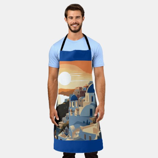 SANTORINI GRIEKENLAND #1 SCHORT (Gedragen)