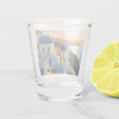 SANTORINI GRIEKENLAND #1 SHOT GLAS (Achterkant)