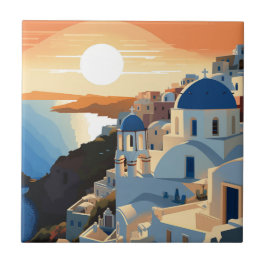 SANTORINI GRIEKENLAND #1 TEGELTJE