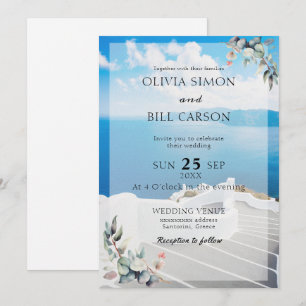 Santorini, Griekenland Aanpasbare bestemming bruil Kaart