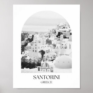 Santorini Griekenland Arch fotoprint Poster