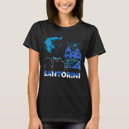 Santorini Griekenland.b T-shirt