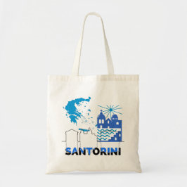 Santorini Griekenland.b Tote Bag
