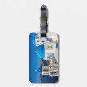 Santorini Griekenland Bagagelabel (Achterkant verticaal)