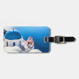Santorini, Griekenland Bagagelabel