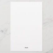 Santorini, Griekenland Beach House Briefpapier (Achterkant)