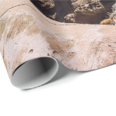 Santorini, Griekenland Beach House Cadeaupapier (Rol Hoek)