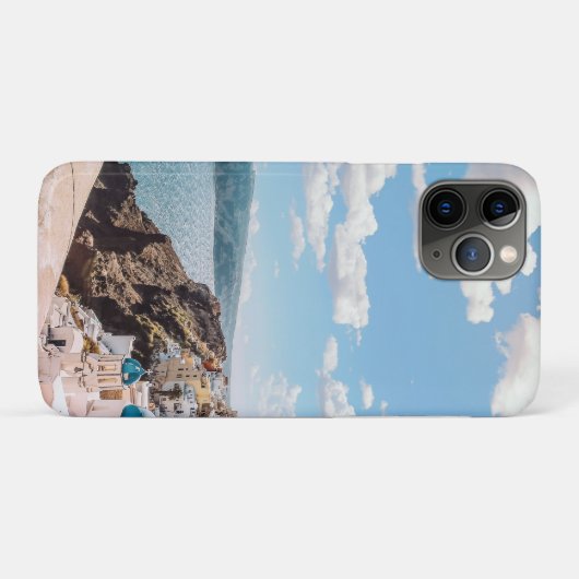 Santorini, Griekenland Beach House Case-Mate iPhone Case (Achterkant (horizontaal))