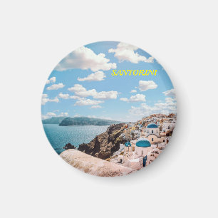 Santorini, Griekenland Beach House Magneet