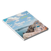 Santorini, Griekenland Beach House Notitieblok (Schuin)