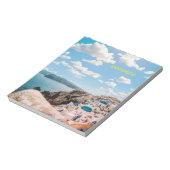 Santorini, Griekenland Beach House Notitieblok (Linkerzijde)