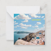 Santorini, Griekenland Beach House Notitiekaartje (Voorkant)