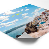 Santorini, Griekenland Beach House Poster (Hoek)