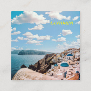 Santorini, Griekenland Beach House Vierkante Visitekaartje