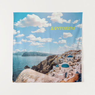 Santorini, Griekenland Beach House Wandkleed