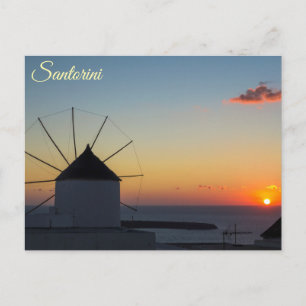 Santorini, Griekenland Briefkaart