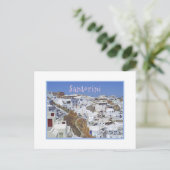 Santorini Griekenland Briefkaart (Staand voorkant)