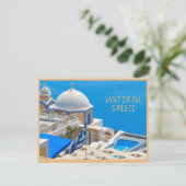 SANTORINI, GRIEKENLAND Briefkaart (Staand voorkant)
