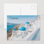 Santorini, Griekenland Briefkaart (Voorkant / Achterkant)