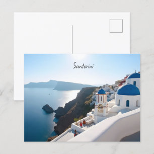 Santorini Griekenland Briefkaart