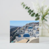 Santorini Griekenland Briefkaart (Staand voorkant)