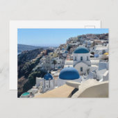 Santorini Griekenland Briefkaart (Voorkant / Achterkant)