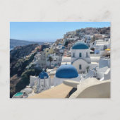 Santorini Griekenland Briefkaart (Voorkant)