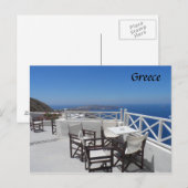 Santorini, Griekenland Briefkaart (Voorkant / Achterkant)