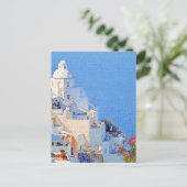 "Santorini, Griekenland" Briefkaart (Staand voorkant)