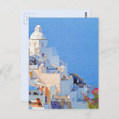 "Santorini, Griekenland" Briefkaart (Voorkant / Achterkant)