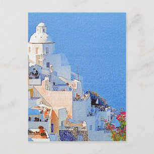 "Santorini, Griekenland" Briefkaart