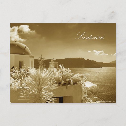 Santorini, Griekenland Briefkaart (Voorkant)