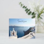 Santorini Griekenland Briefkaart (Staand voorkant)