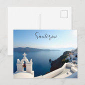 Santorini Griekenland Briefkaart (Voorkant / Achterkant)