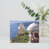 Santorini, Griekenland Briefkaart (Staand voorkant)