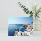 Santorini Griekenland Briefkaart (Staand voorkant)