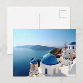 Santorini Griekenland Briefkaart (Voorkant / Achterkant)