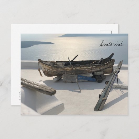 Santorini Griekenland Briefkaart (Voorkant / Achterkant)