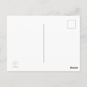 Santorini Griekenland Briefkaart (Achterkant)