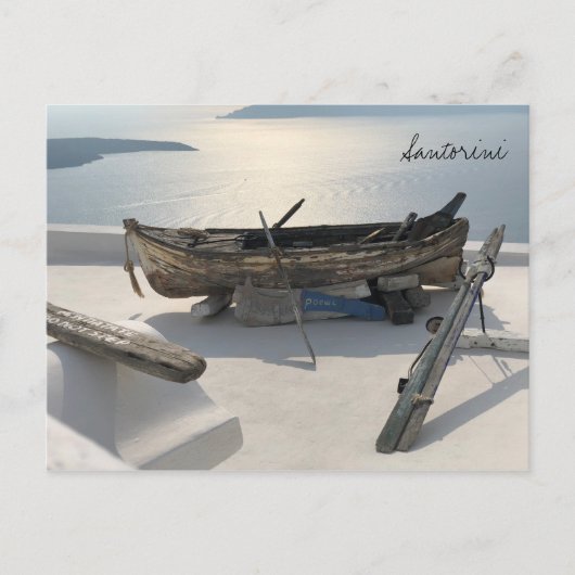 Santorini Griekenland Briefkaart (Voorkant)