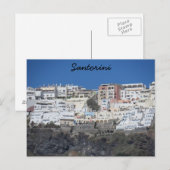 Santorini, Griekenland Briefkaart (Voorkant / Achterkant)