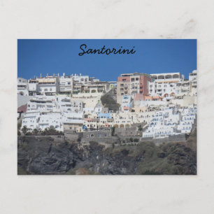 Santorini, Griekenland Briefkaart