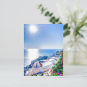 Santorini Griekenland Briefkaart (Staand voorkant)