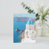 Santorini, Griekenland Briefkaart (Staand voorkant)