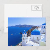 Santorini, Griekenland Briefkaart (Voorkant / Achterkant)