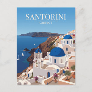 Santorini Griekenland Briefkaart